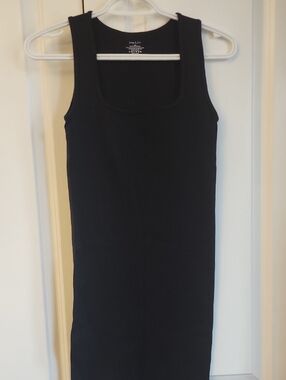 Black Sleeveless Tank Dress